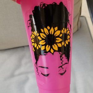 Custom made changing water cup